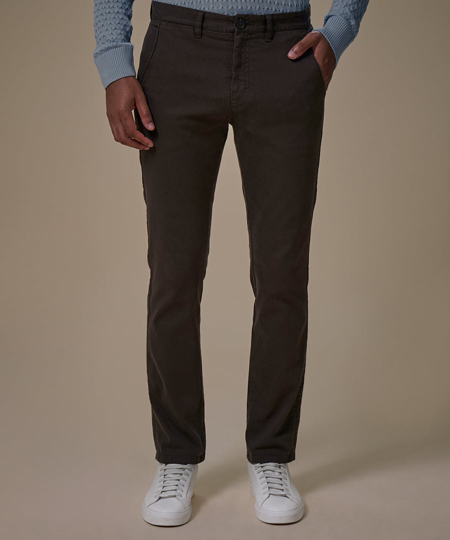 Pantalón Drill Flat Front Slim Fit