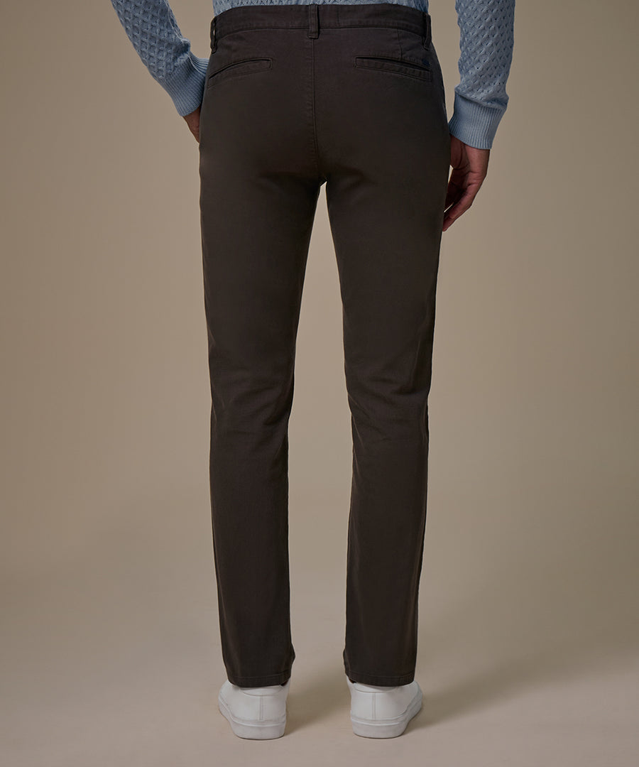 Pantalón Drill Flat Front Slim Fit