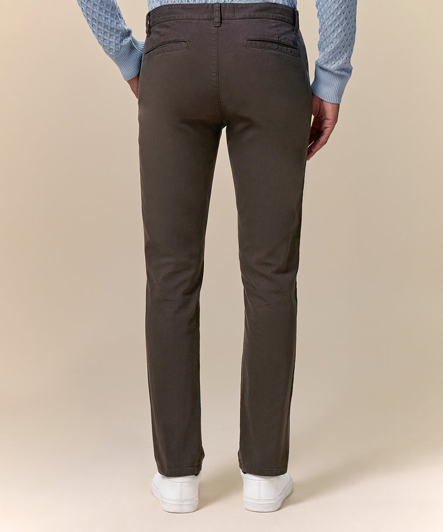 Pantalón Drill Flat Front Slim Fit