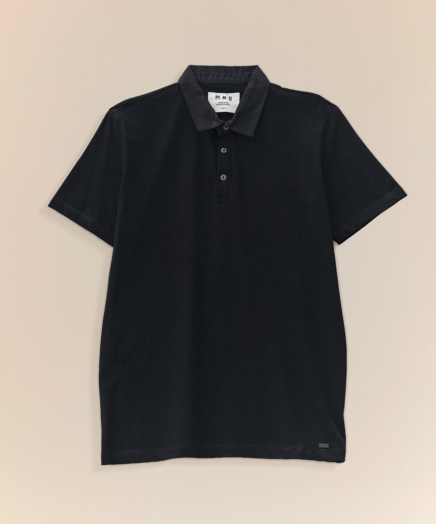 Polo Jersey Cuello Box Button Down