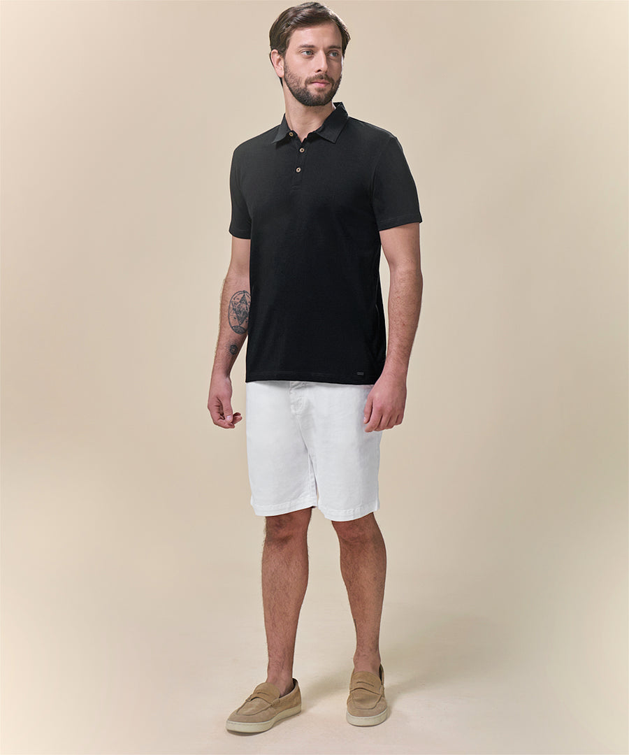 Polo Jersey Cuello Box Button Down