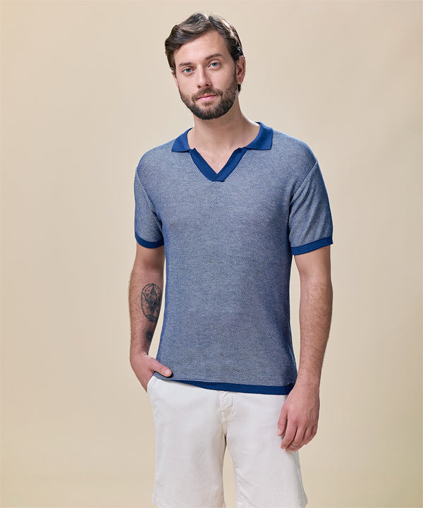 Polo Jacquard Bicolor