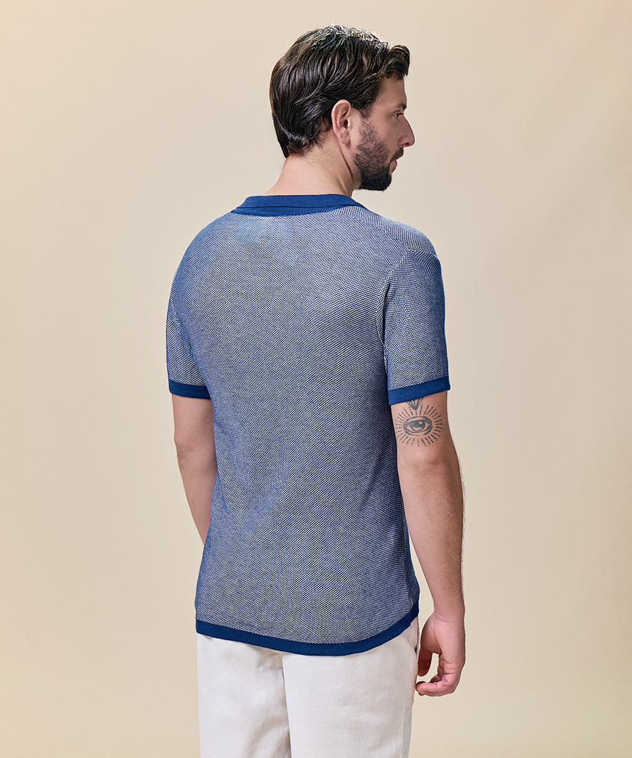 Polo Jacquard Bicolor