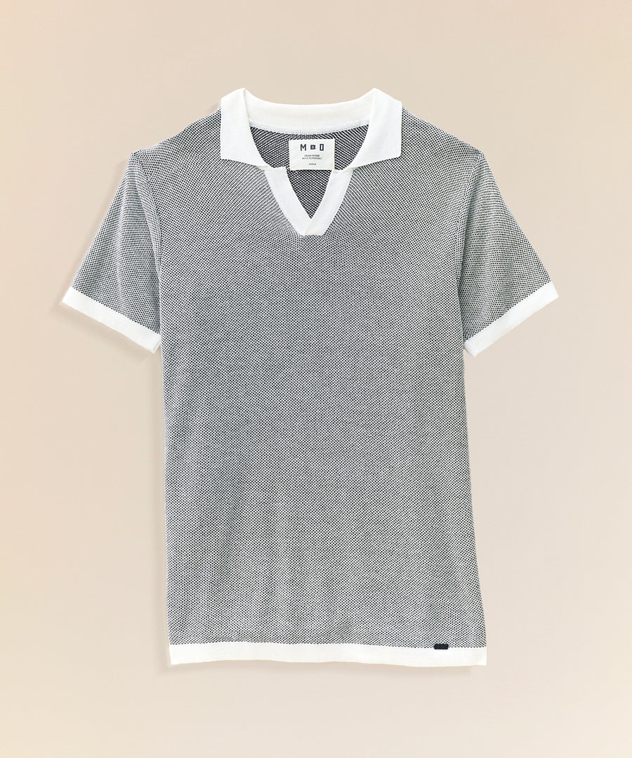 Polo Jacquard Bicolor