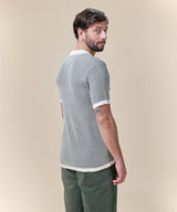 Polo Jacquard Bicolor