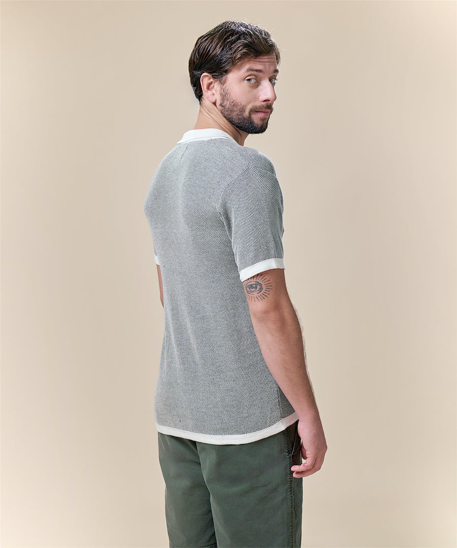 Polo Jacquard Bicolor