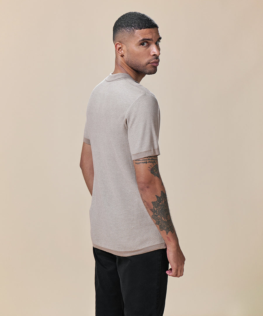 Polo Jacquard Bicolor