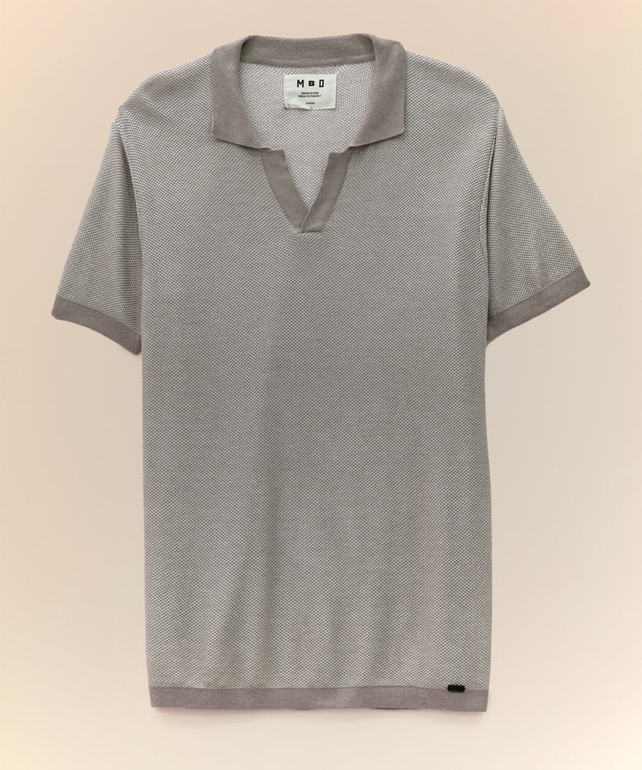 Polo Jacquard Bicolor