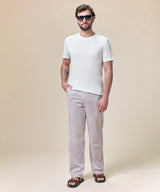 Pantalón Lino y Algodón Classic Fit