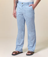 Pantalón Lino y Algodón Classic Fit