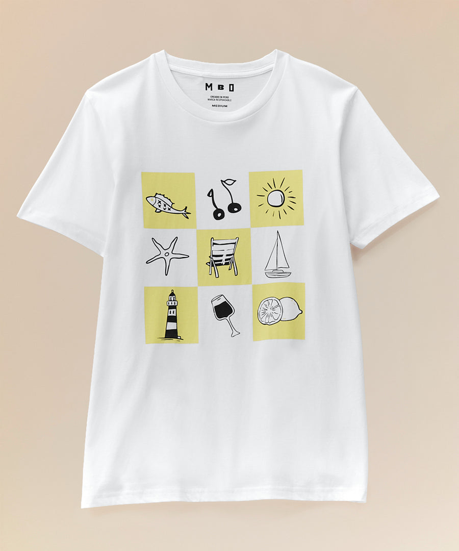Polo Jersey Estampado