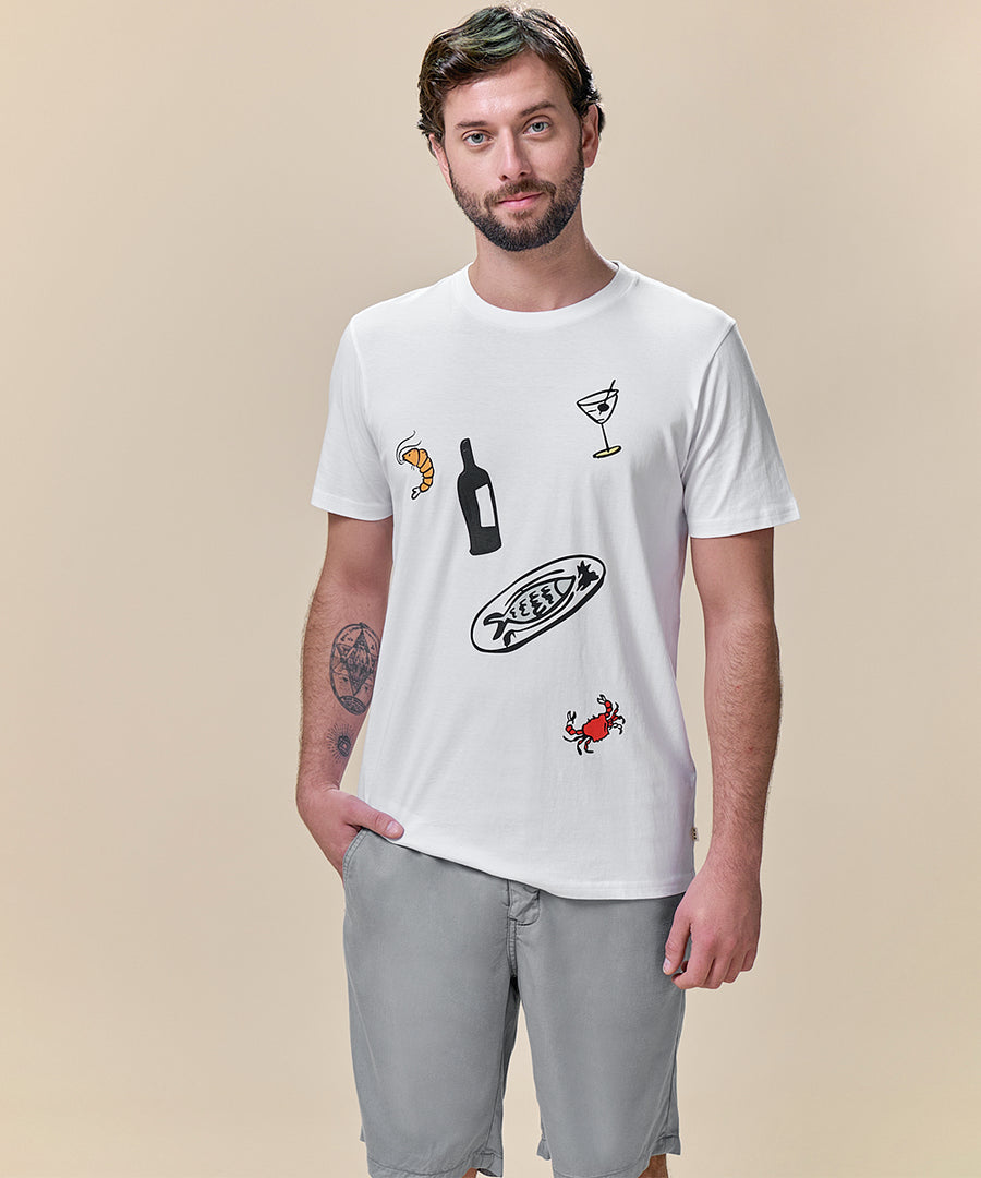 Polo Jersey Estampado