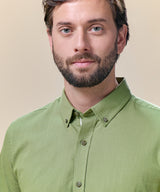 Camisa Look Lino Button Down Classic Fit
