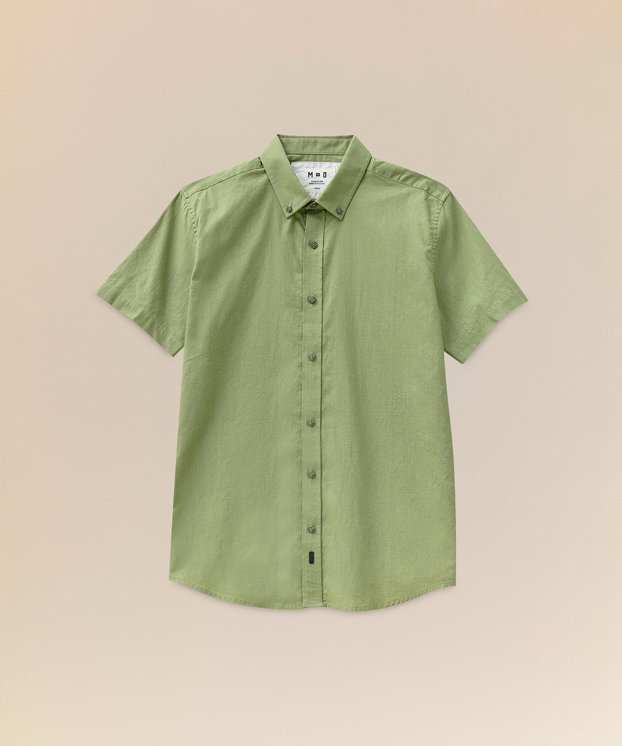 Camisa Look Lino Button Down Classic Fit