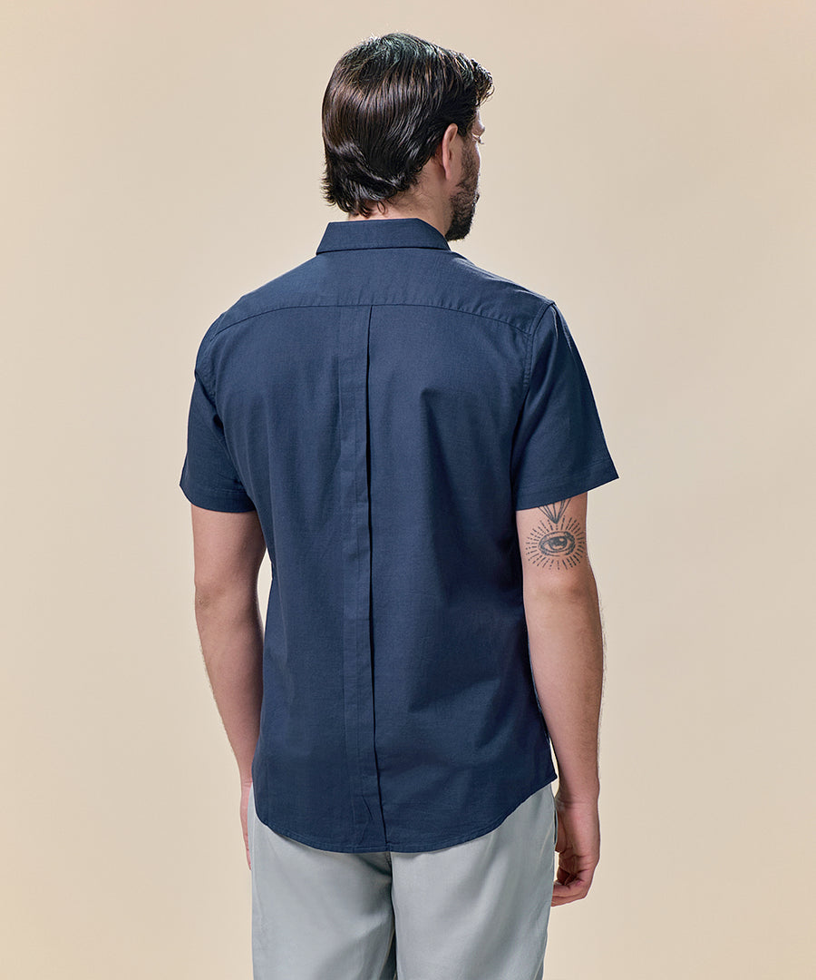 Camisa Look Lino Button Down Classic Fit