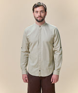 Camisa Roll Up Look Lino Cuello Nerú