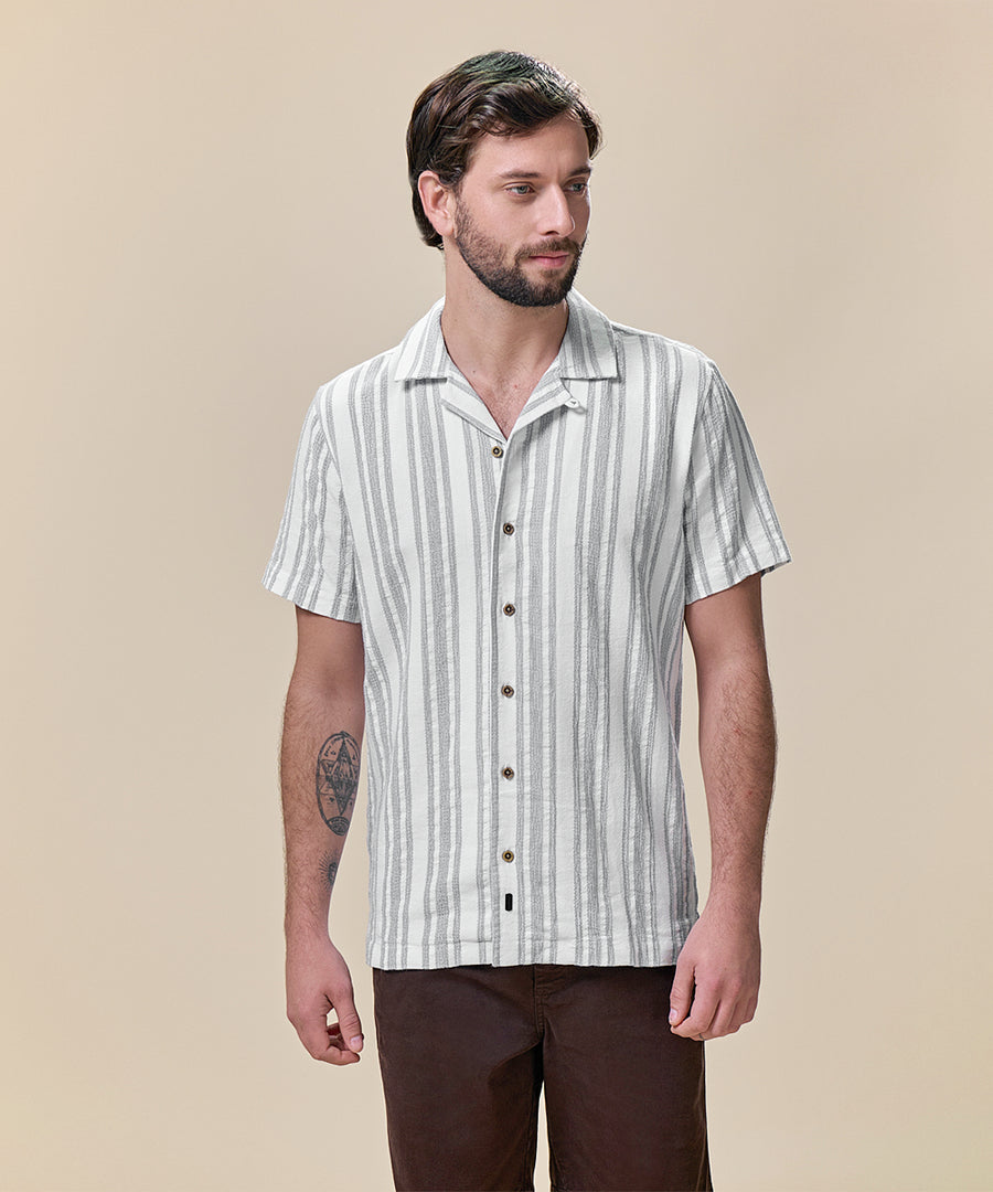 Camisa Calado Cuello Resort PET