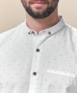 Camisa Micro Button Down Classic Fit
