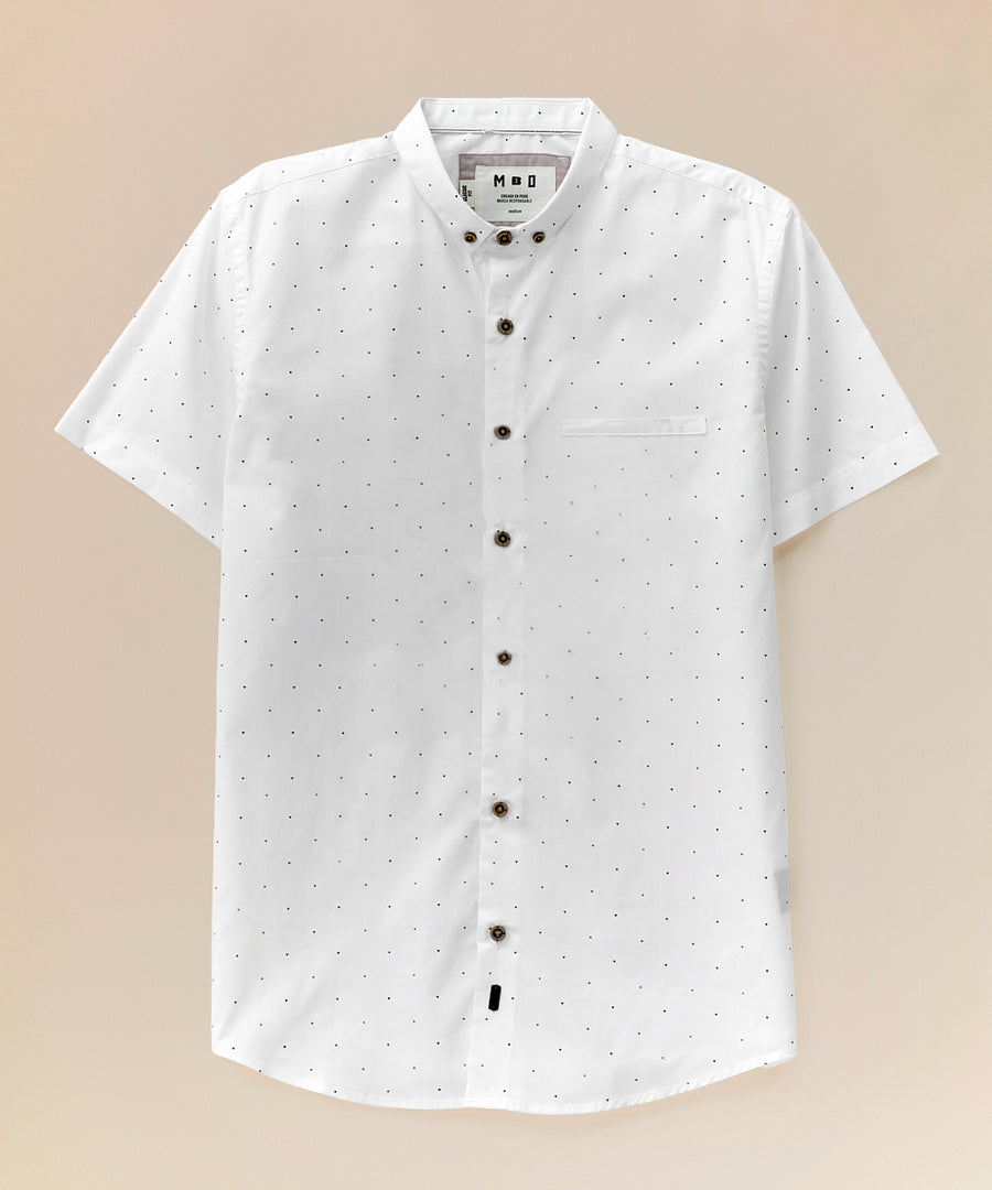 Camisa Micro Button Down Classic Fit
