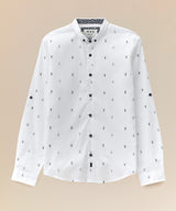 Camisa Roll Up Micro Button Down Classic Fit