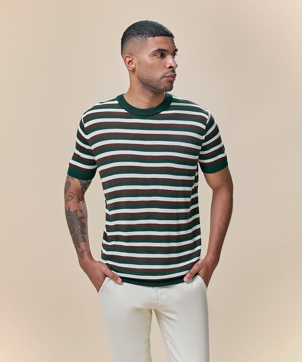 Polo Tejido a Rayas