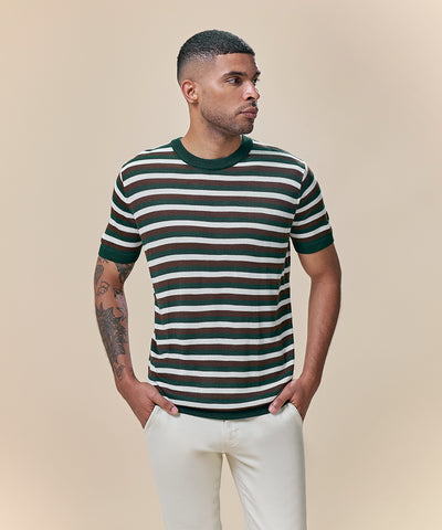 Polo Tejido a Rayas
