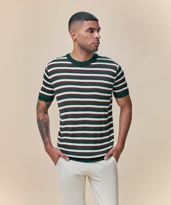 Polo Tejido a Rayas