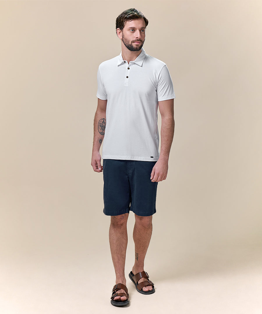 Polo Jersey Cuello Box Button Down