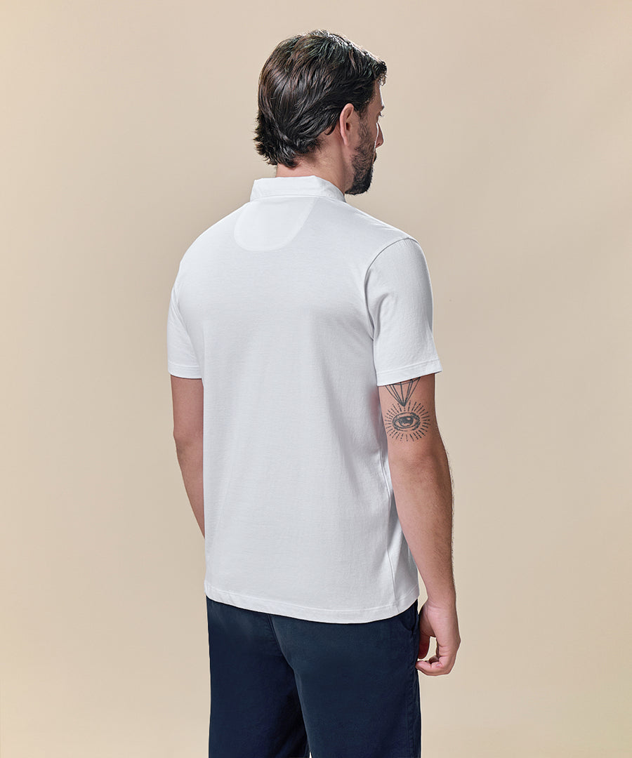 Polo Jersey Cuello Box Button Down