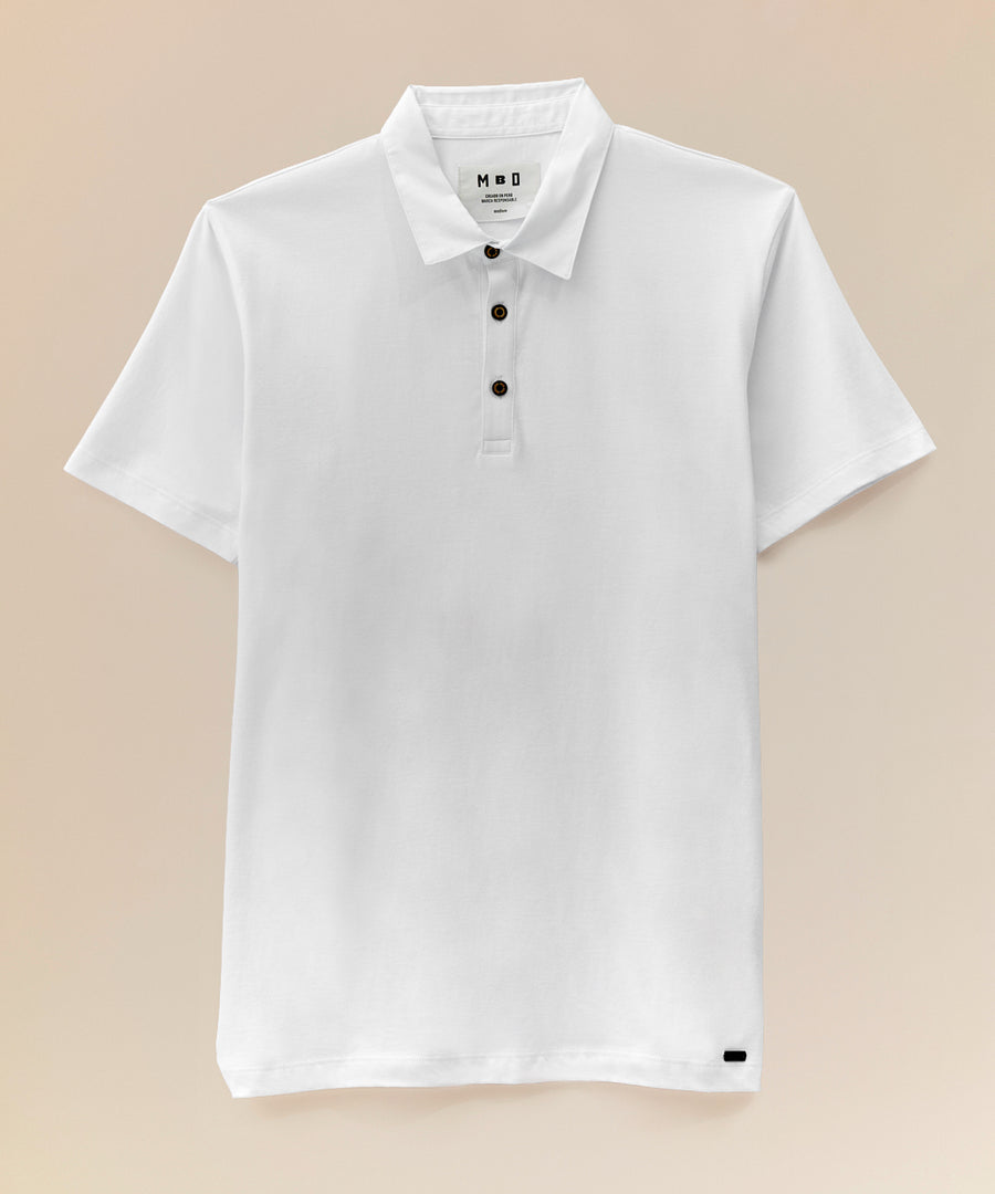 Polo Jersey Cuello Box Button Down