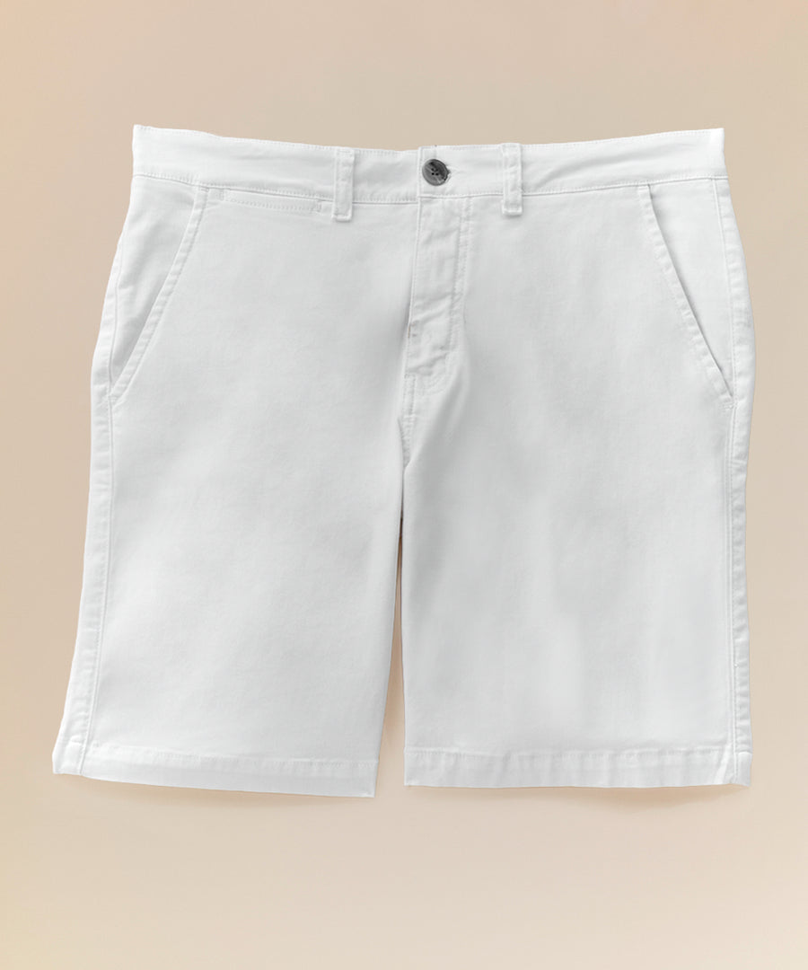 Bermuda Drill Sobreteñida Classic Fit