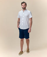 Bermuda Drill Sobreteñida Classic Fit