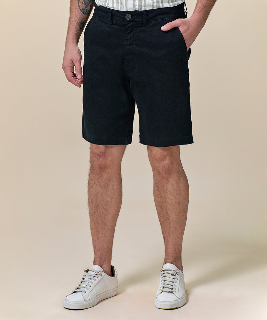 Bermuda Drill Sobreteñida Classic Fit