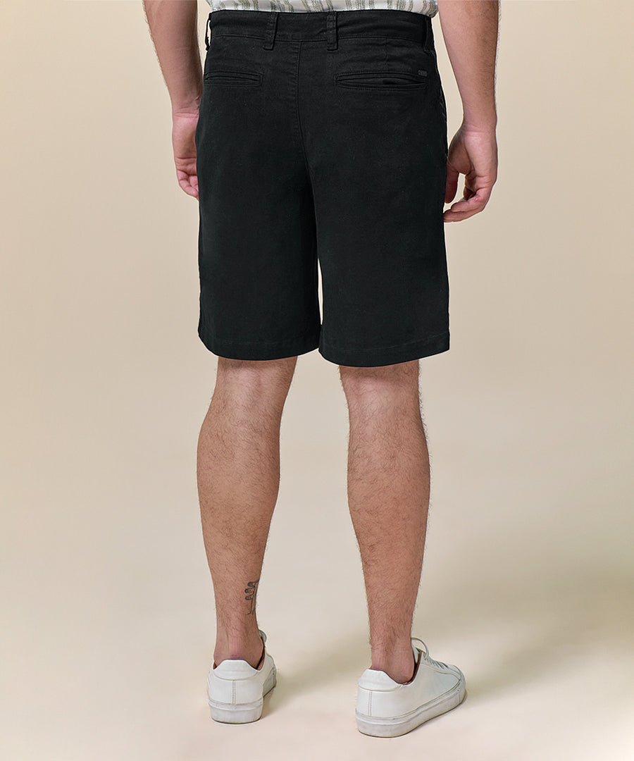 Bermuda Drill Sobreteñida Classic Fit