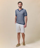 Bermuda Drill Sobreteñida Classic Fit