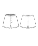 BOXER DE PIMA TT24 ROJO BLANCO RAYAS