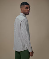 Camisa Look Lino Rayas Button Down Classic Fit
