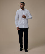 Camisa Pechera Ojal Slim Fit