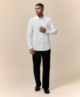 Camisa Pechera Ojal Slim Fit