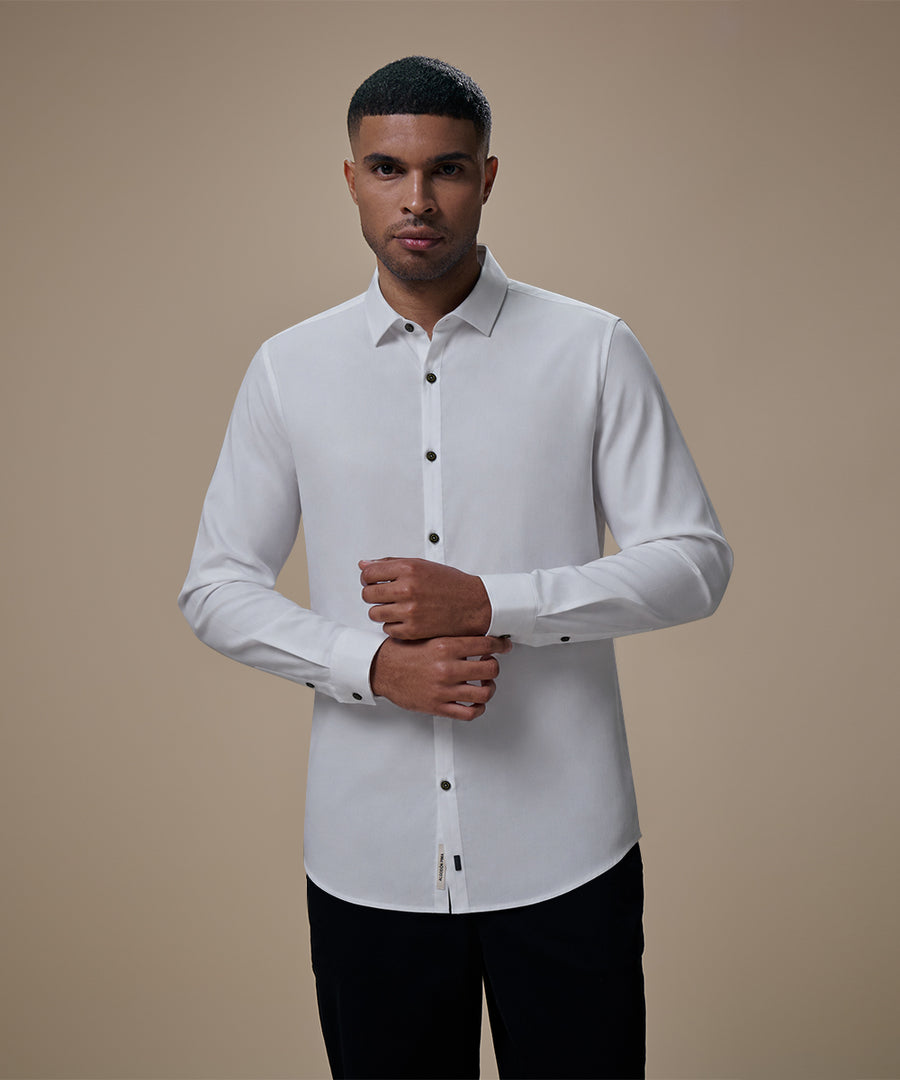 Camisa Pechera Ojal Slim Fit
