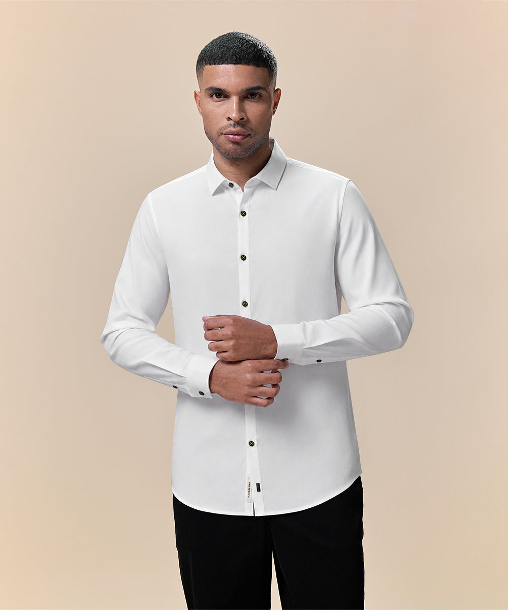 Camisa Pechera Ojal Slim Fit