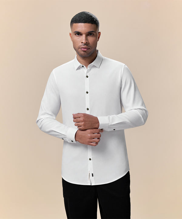 Camisa Pechera Ojal Slim Fit