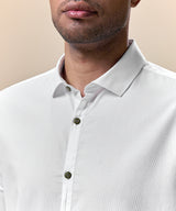 Camisa Pechera Ojal Slim Fit