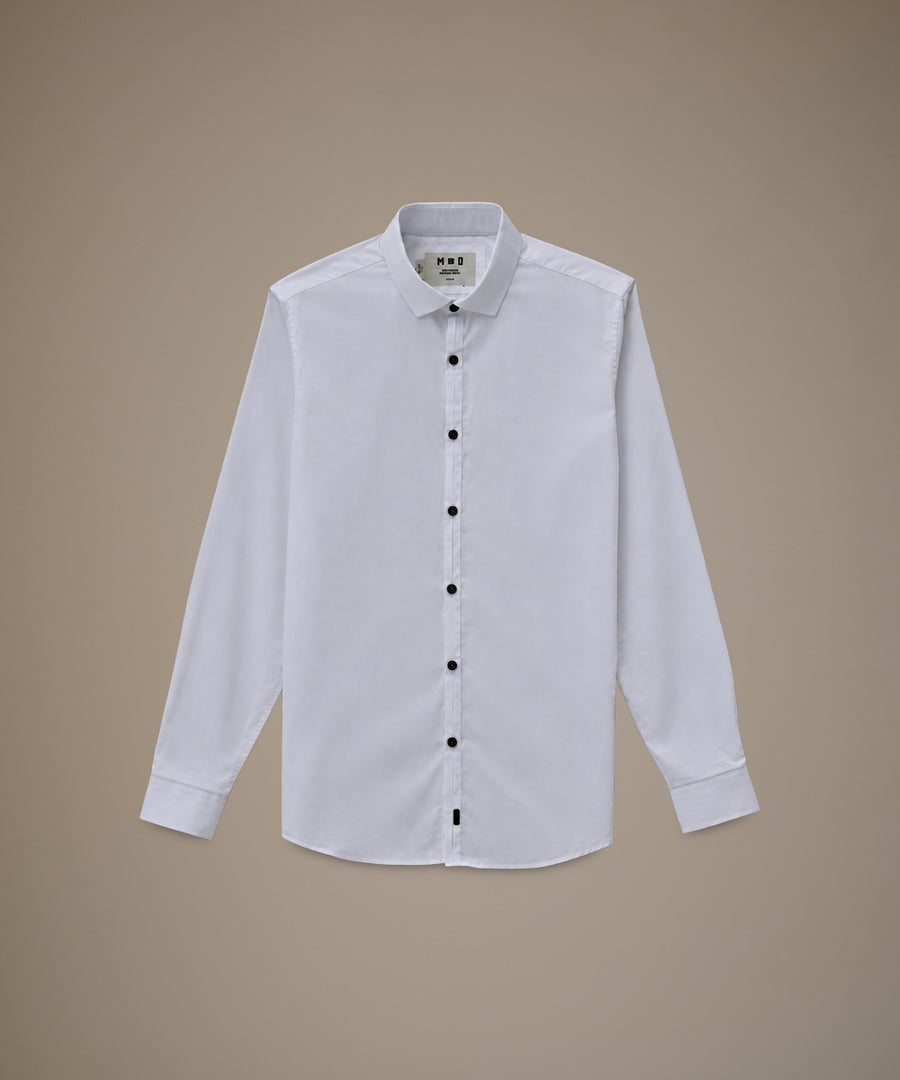 Camisa Pechera Ojal Slim Fit