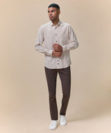Camisa Look Lino Rayas Button Down Classic Fit