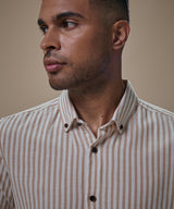 Camisa Look Lino Rayas Button Down Classic Fit