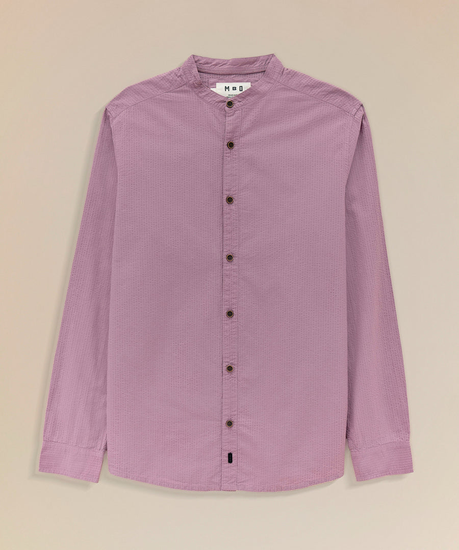 Camisa Seersucker Cuello Nerú Classic Fit