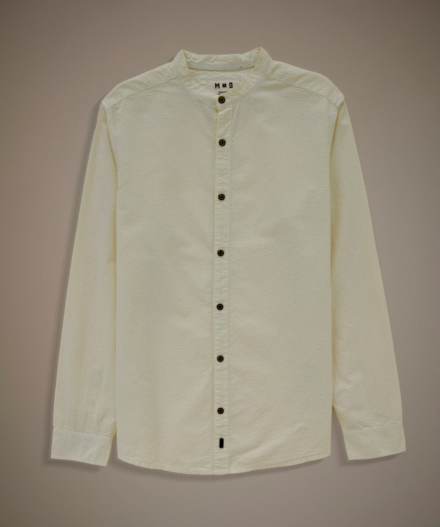 Camisa Seersucker Cuello Nerú Classic Fit