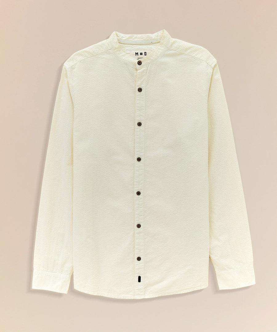 Camisa Seersucker Cuello Nerú Classic Fit