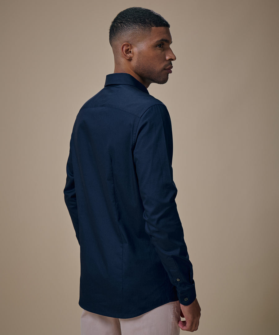 Camisa Pechera Ojal Slim Fit